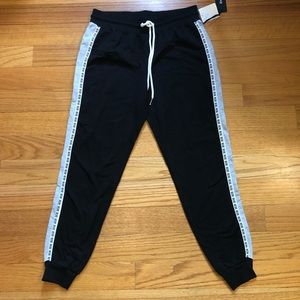 BEBE blacks and grey sweatpants